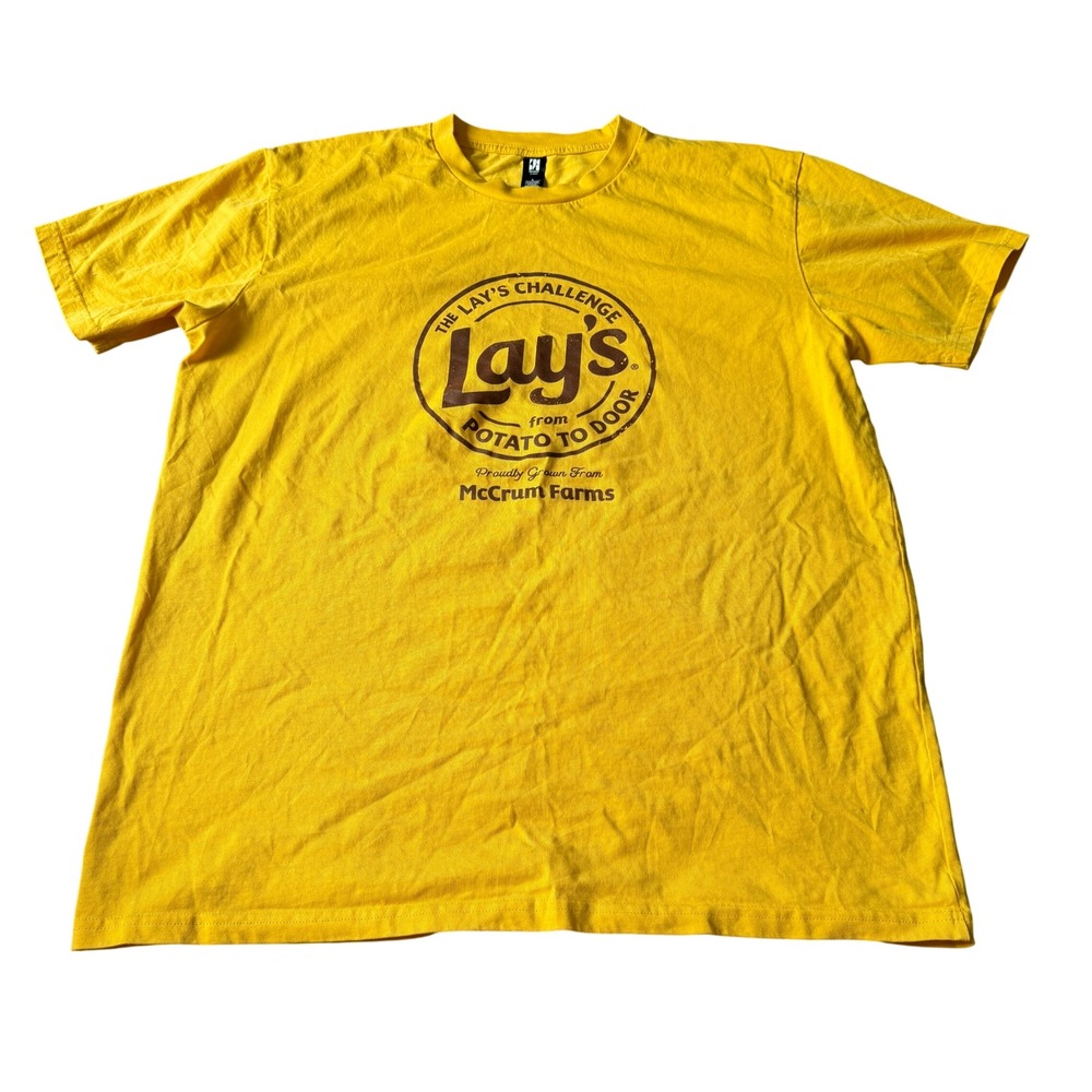 2026 Super Bowl Lays Potato Chips Shirt Mens Large 72hr Potato to Door Challenge